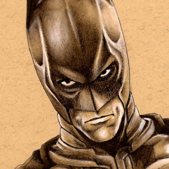 How to Draw BATMAN (The Dark Knight) Drawing Tutorial - Draw it, Too!
