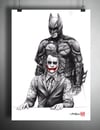 Batman and The Joker from The Dark Knight