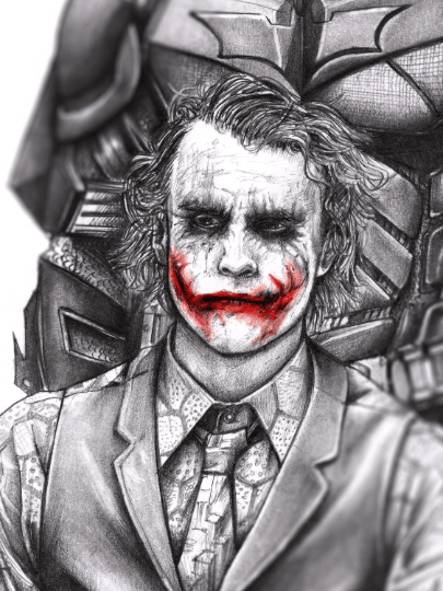 Batman and The Joker from The Dark Knight