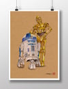 R2-D2 & C-3PO Star Wars