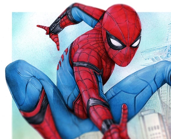 Daily Sketch: Spider-Man: Homecoming — Jason Muhr - Illustration & Graphic  Design