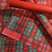 Image 2 of Luxury Red Tartan Wrapping Paper