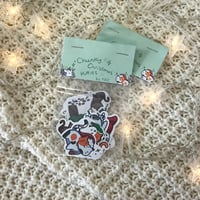 Image 1 of Chunky Christmas Kitties Sticker Set