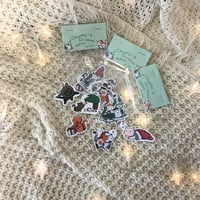 Image 3 of Chunky Christmas Kitties Sticker Set