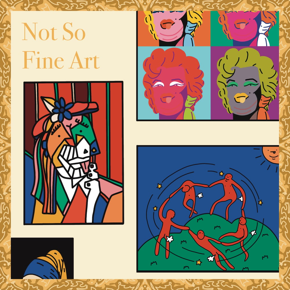 [Not So Fine Art] Stickers & Print