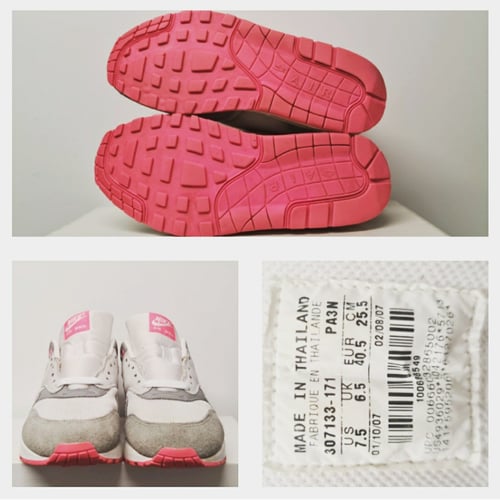 Image of Nike Air Max 1 "Pink Pack" UK 6.5