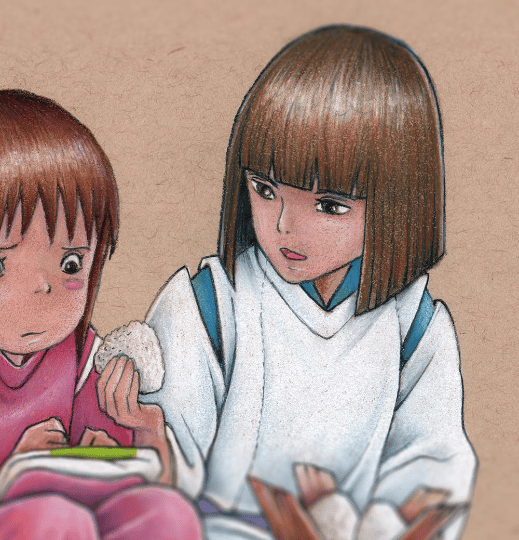 Chihiro & Haku Spirited Away