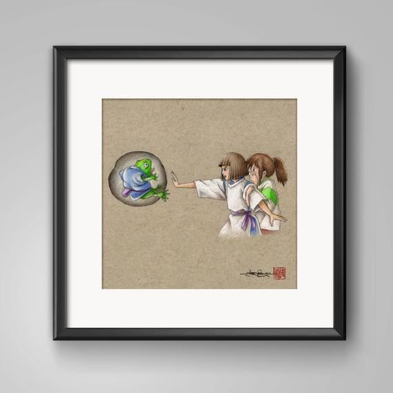  Spirited Away Triptych