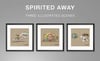  Spirited Away Triptych