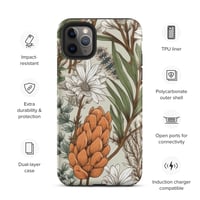 Image 7 of Art Nouveau Inspired Light and Airy Boho Floral Sketch Tough Case for iPhone®