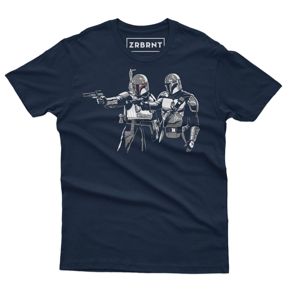 Beskar Fiction BN / Bobbat Fett / Din Jarin / Mandalorian (Black and Navy Only)