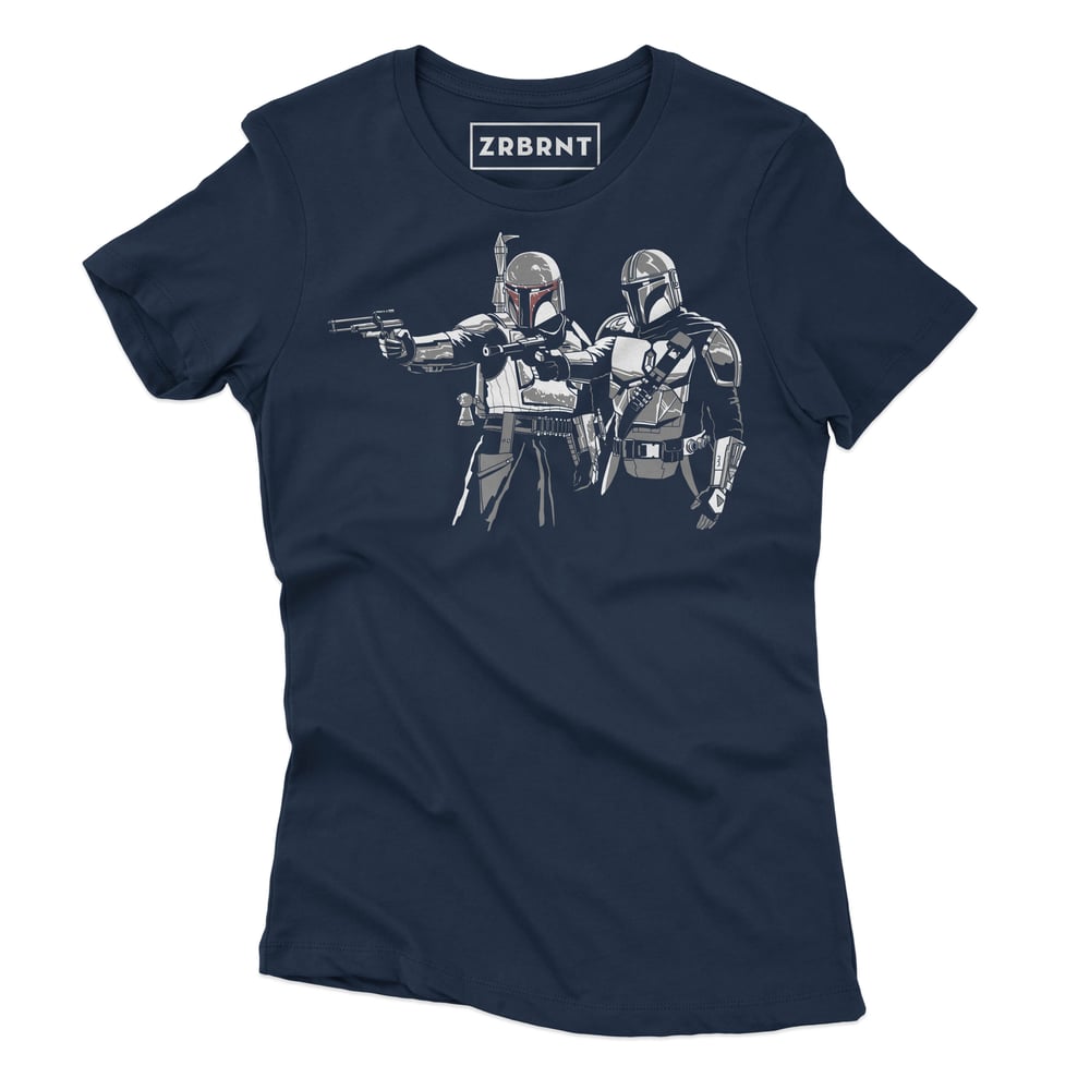 Beskar Fiction BN / Bobbat Fett / Din Jarin / Mandalorian (Black and Navy Only)