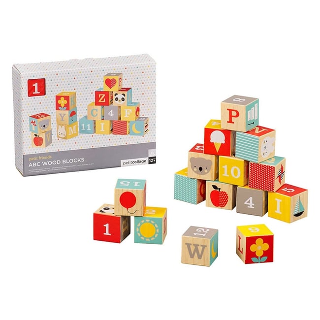 Petit Collage ABC Wooden Blocks