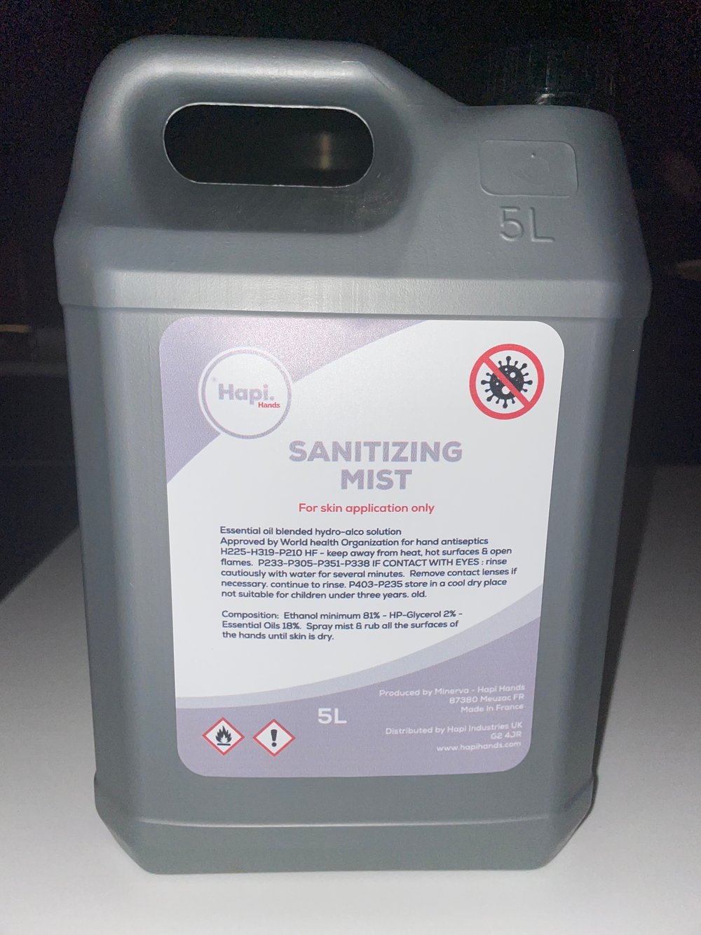 Image of Sanitizing Mist - 5 Litre