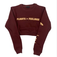 Image 1 of Flights > Feelings Women’s CropTop