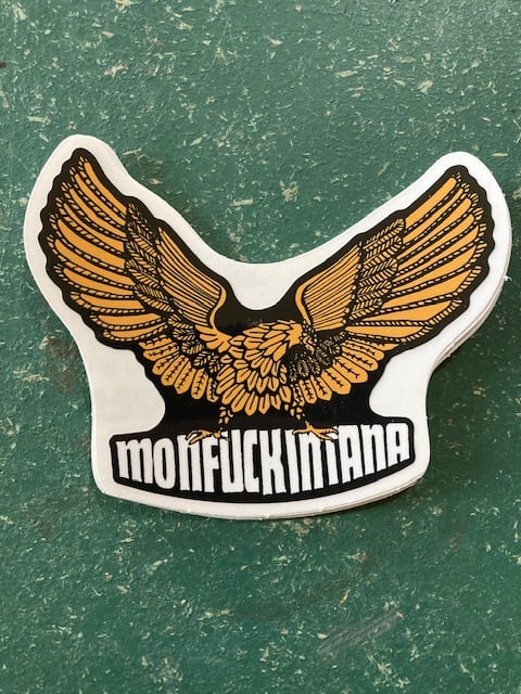 Image of New: Monfuckintana Eagle Sticker