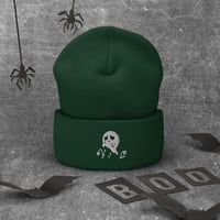 Image 2 of BOOHOO CLUB Embroidered Cuff Beanie