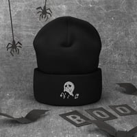 Image 1 of BOOHOO CLUB Embroidered Cuff Beanie