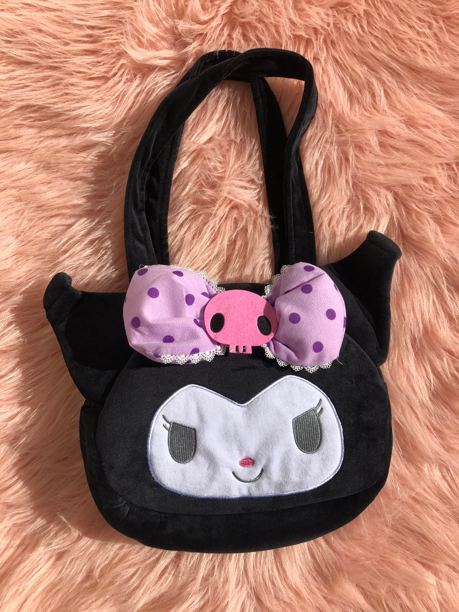 kuromi plush bag