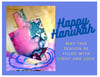 Hanukah Candy Tin with Hanukah Card