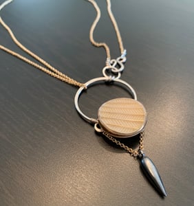 Image of "Herringbone” Arc Necklace
