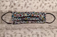 Flannel Leopard Elastic Mask