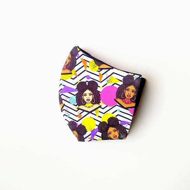 In Living Color: Afro-Pop Face Mask