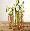 Hinged Flower Vase- Gold