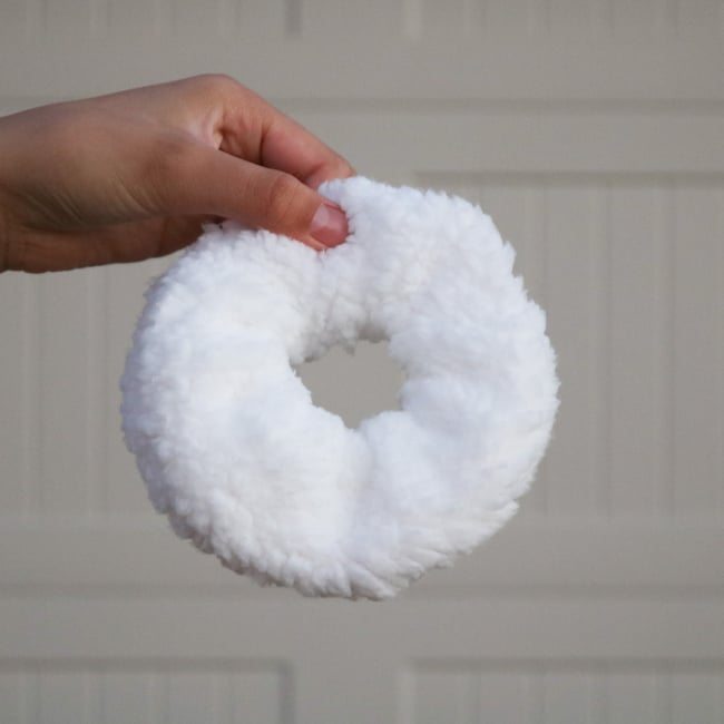 Snowball Scrunchie