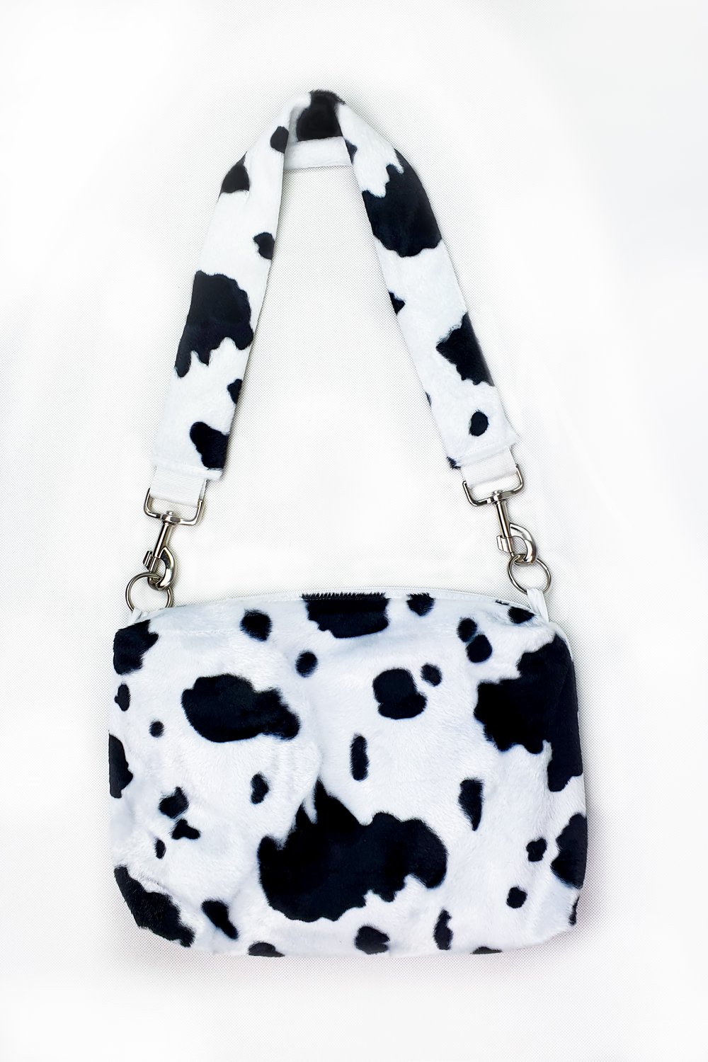 Image of Cow Furry Purse