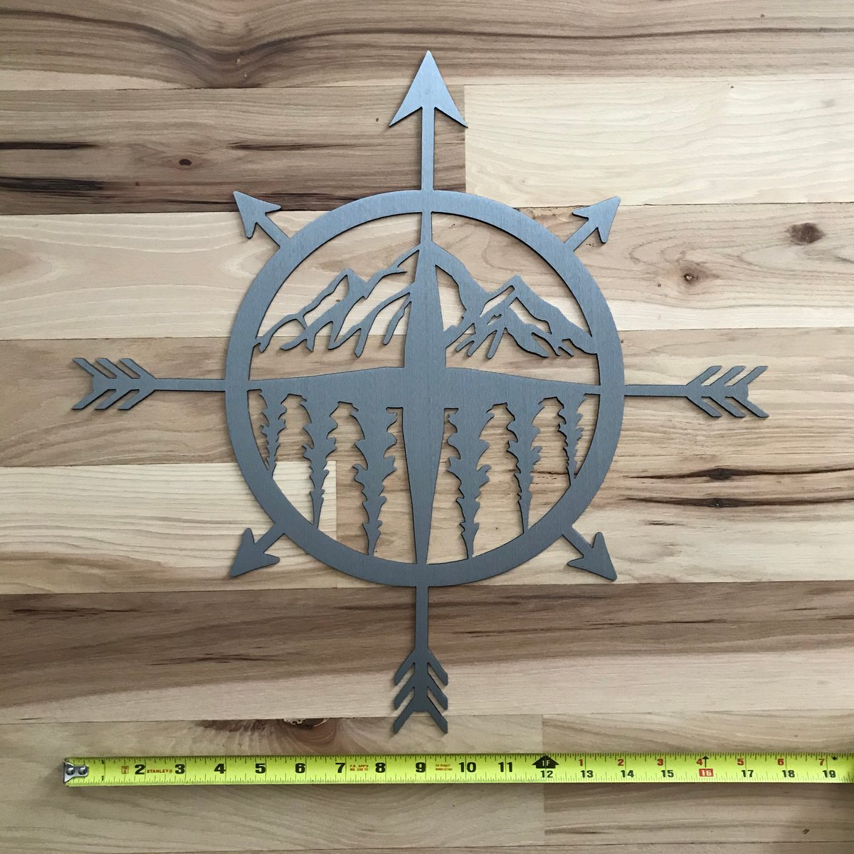 Compass with Mountain Scene | Ricki and Sons