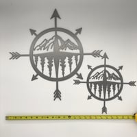 Image 3 of Compass with Mountain Scene