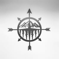 Image 2 of Compass with Mountain Scene