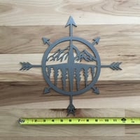 Image 4 of Compass with Mountain Scene