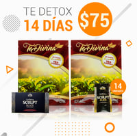 TE DETOX 14 DIAS Y CAFE QUEMA GRASA 14 DIAS