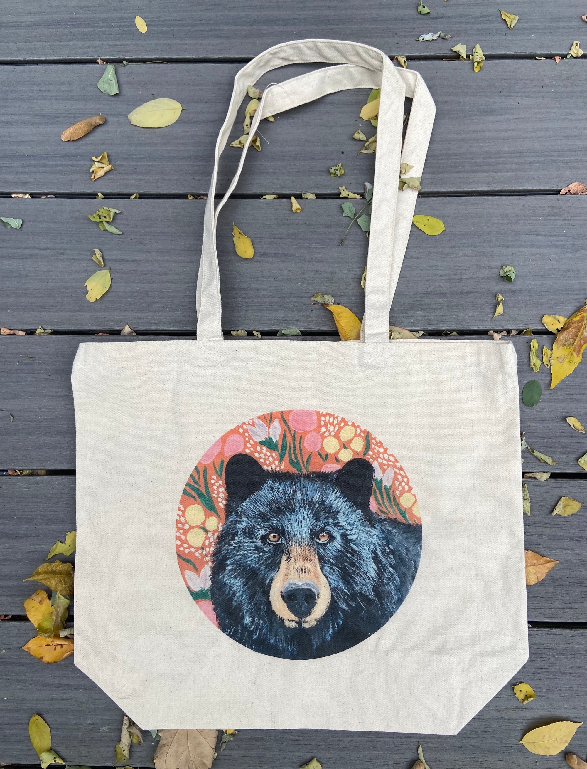 Black Bear Tote | Brush & Bark