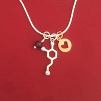 Image 1 of dopamine heart necklace