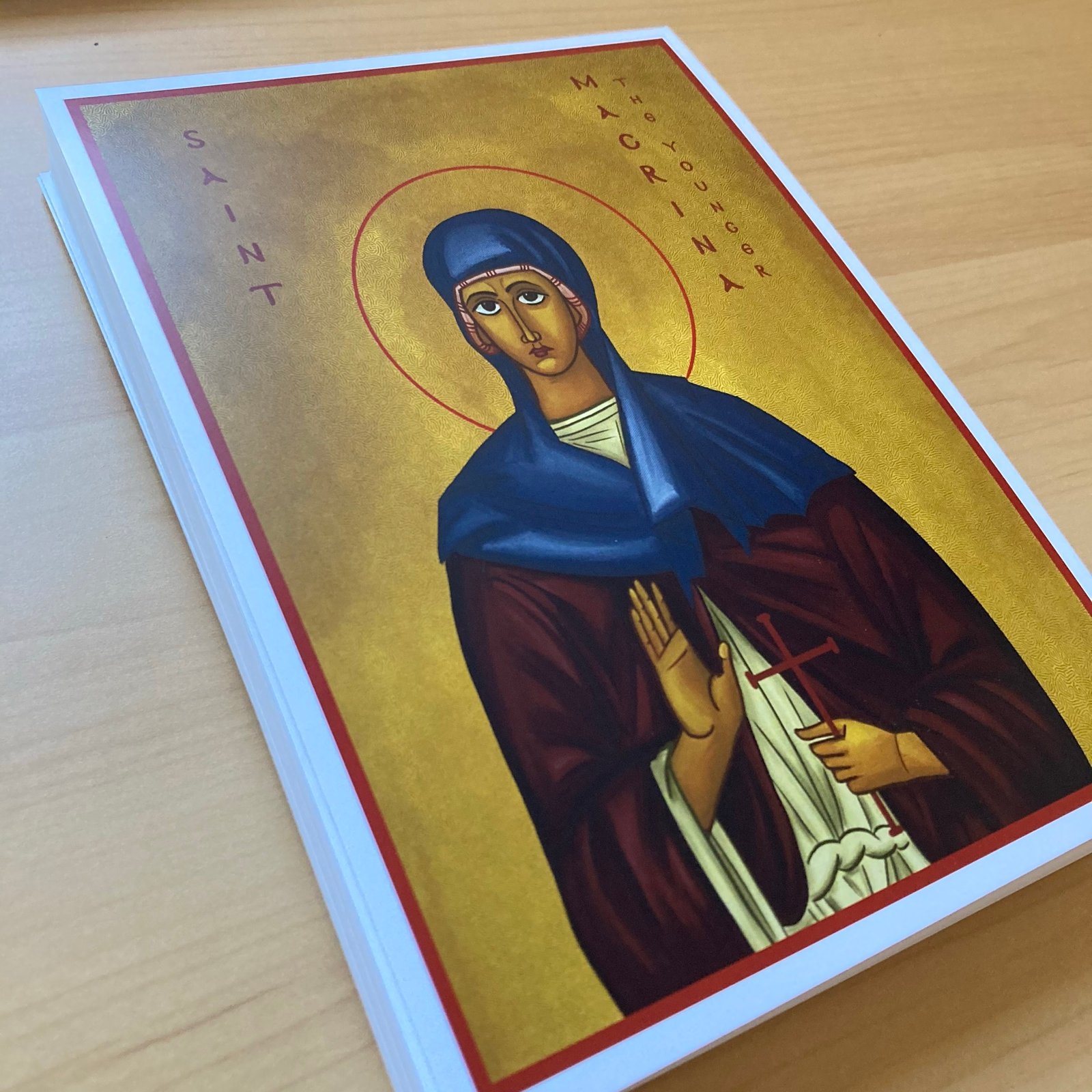 Saint Macrina Icon Print | Artofmarza