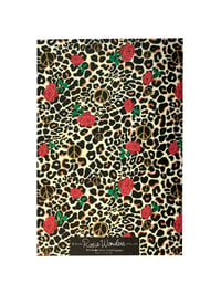 Image 2 of Peace Leopard Patterned A6 Notebook