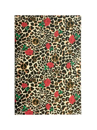 Image 1 of Peace Leopard Patterned A6 Notebook