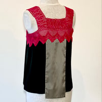 Image 5 of  Noir and Hot Pink Nixie Blouse