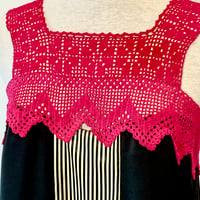 Image 2 of  Noir and Hot Pink Nixie Blouse