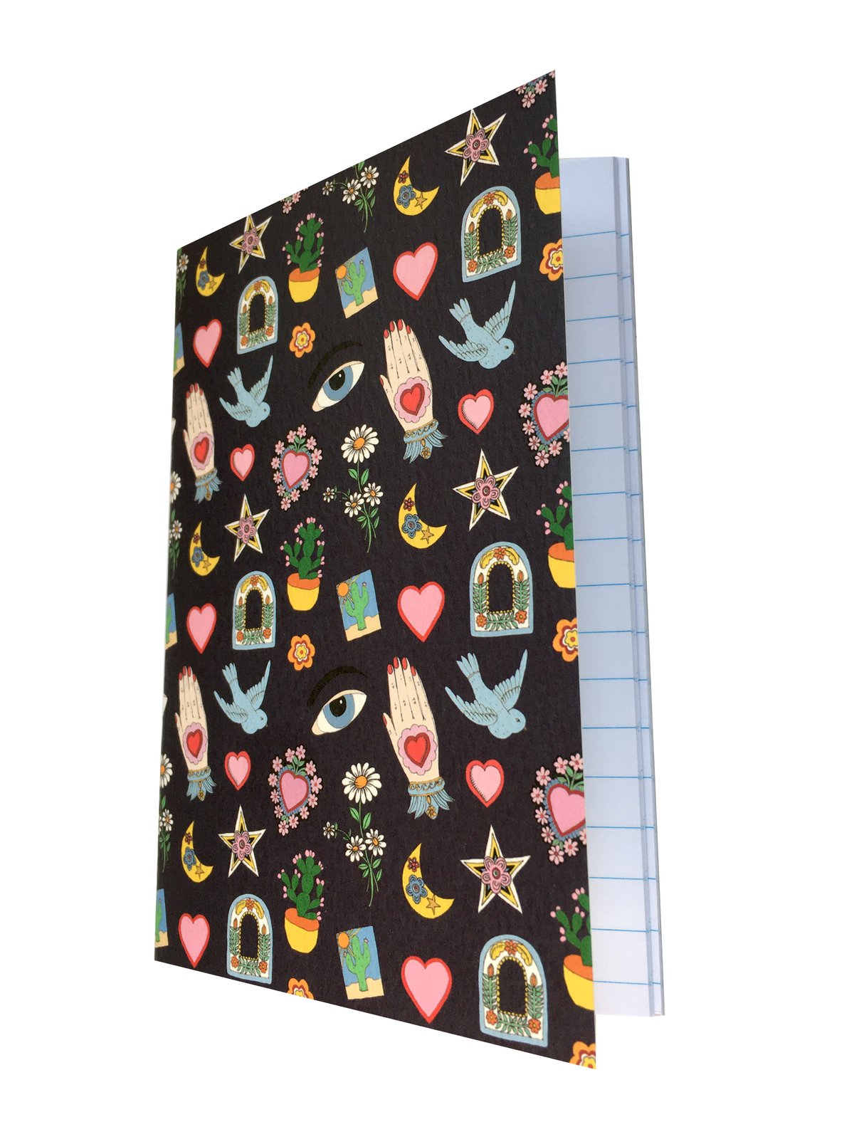 Navy Mexico Pattern A6 Notebook