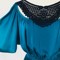 Image 5 of Turquoise and Midnight Angela Blouse