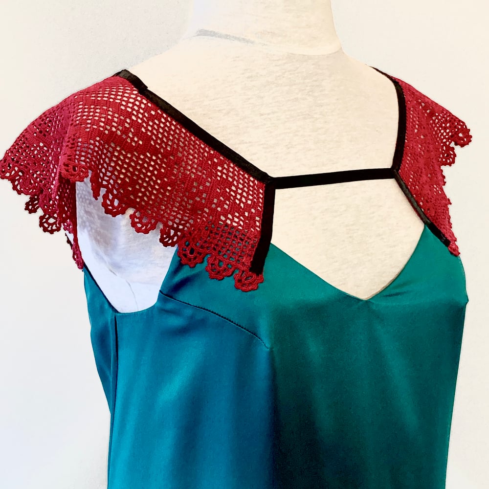 Image of Teal and Berry Emma Dress