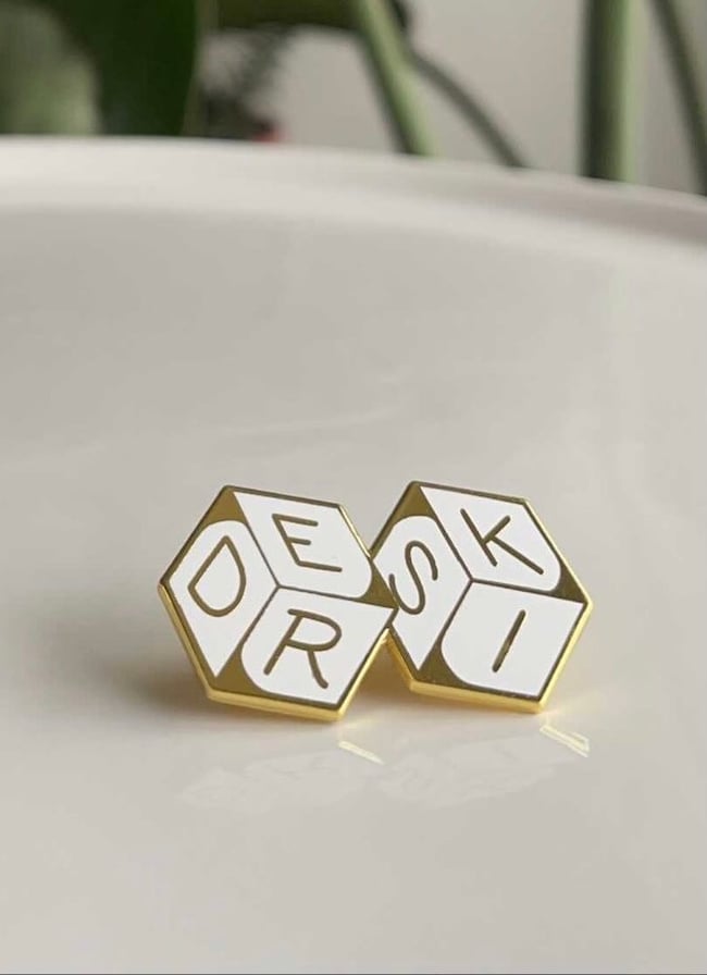 Derski Dice Enamel Pin