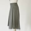 Gray WOOL High Waist Suzanna Skirt