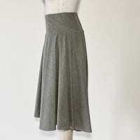 Image 1 of Gray WOOL High Waist Suzanna Skirt