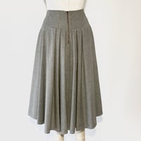 Image 3 of Gray WOOL High Waist Suzanna Skirt