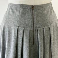 Image 4 of Gray WOOL High Waist Suzanna Skirt